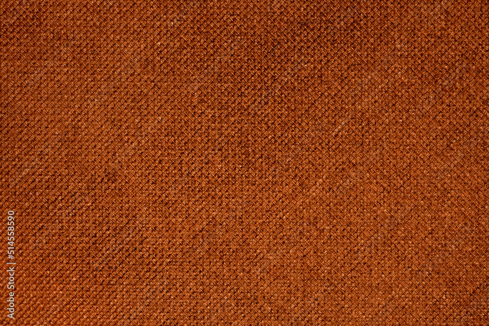 Fototapeta premium Close-up of red texture fabric cloth textile background