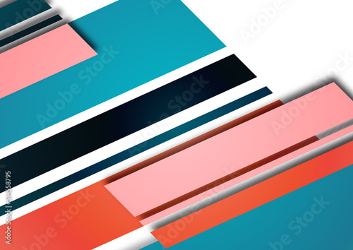 Inclined stripes and lines. Template for business presentations, app covers and website designs. Vector