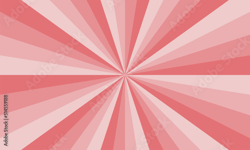 Abstract explosion background in gradient red pink color. Asian style glare effect. Sunshine sparkle pattern. Vector illustration of a radial ray. Narrow beam. For backdrops  posters  banners  covers.