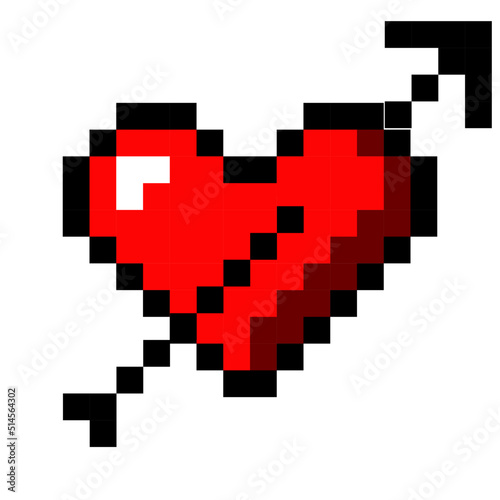 pixel heart pixel art