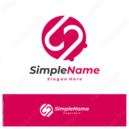 Letter S Logo Design Template. Initial S logo concept vector. Creative Icon Symbol