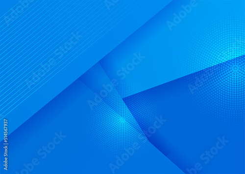 Minimal geometric blue background abstract design. Vector illustration abstract graphic design banner pattern background template.