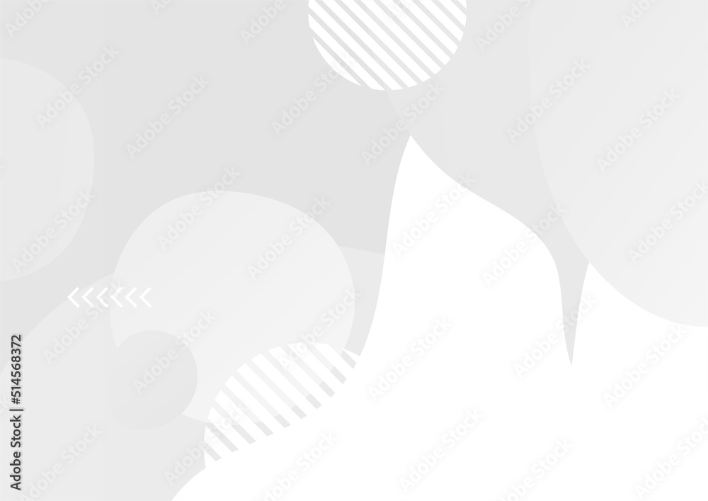 Obraz premium Minimal geometric white light background abstract design. Vector illustration abstract graphic design banner pattern background template.