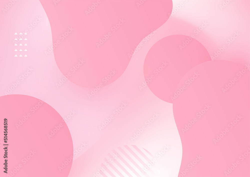 Minimal geometric pink background abstract design. Vector illustration abstract graphic design banner pattern background template.