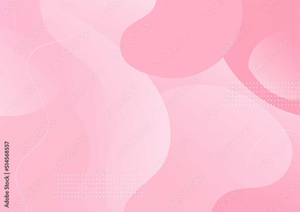 Minimal geometric pink background abstract design. Vector illustration abstract graphic design banner pattern background template.