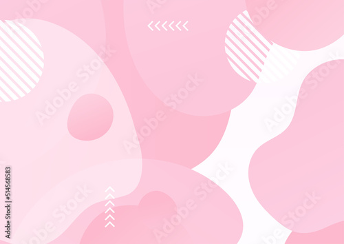 Minimal geometric pink background abstract design. Vector illustration abstract graphic design banner pattern background template.
