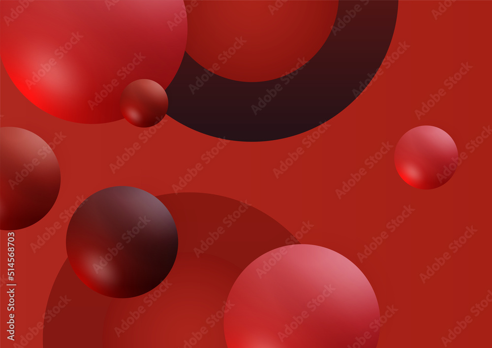 Minimal geometric red background abstract design. Vector illustration abstract graphic design banner pattern background template. Minimal geometric red background abstract design. Vector illustration abstract graphic design banner pattern background template.