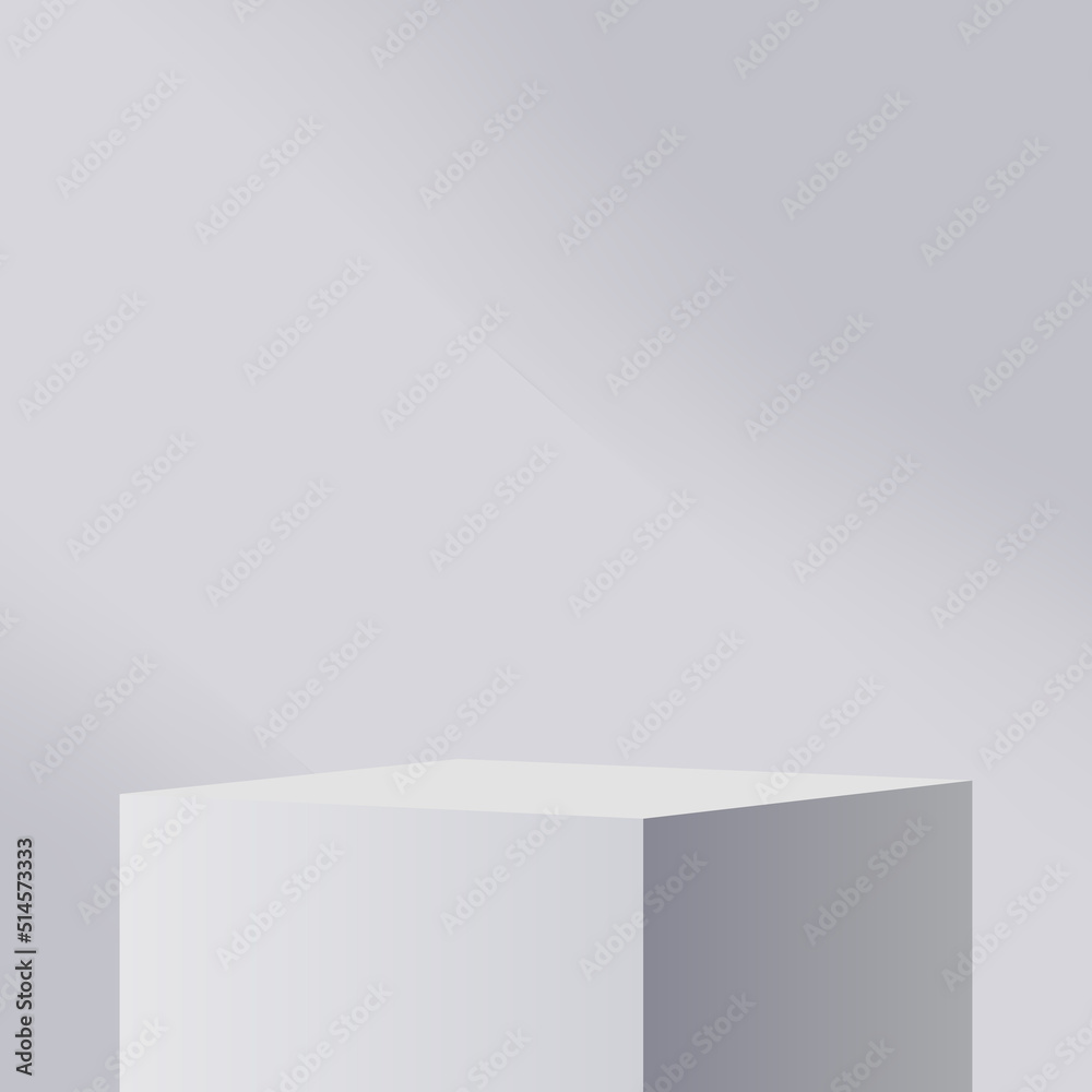 White studio background with podium Free Vector White studio background with podium Free Vector