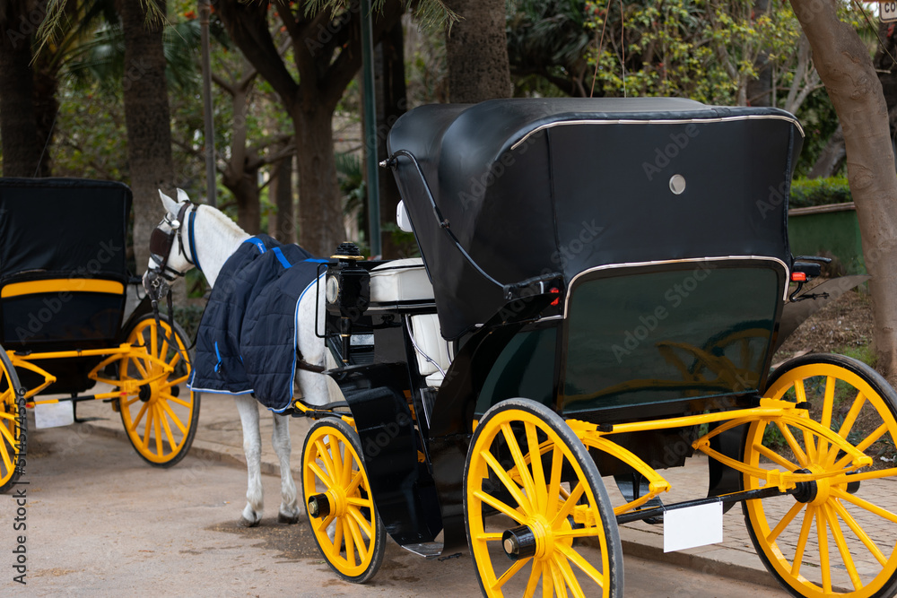 Old retro carriage