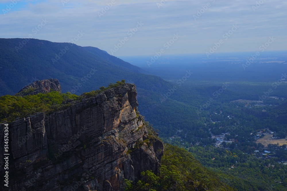 view from the top of mountain