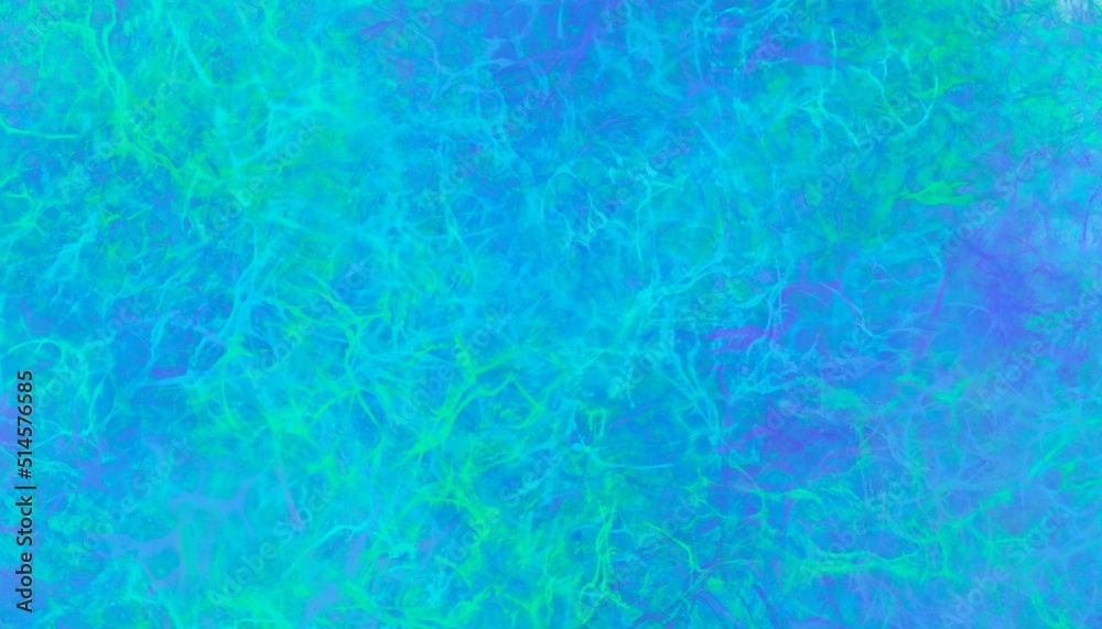 blue water texture background. Wallpaper art in blue and green.