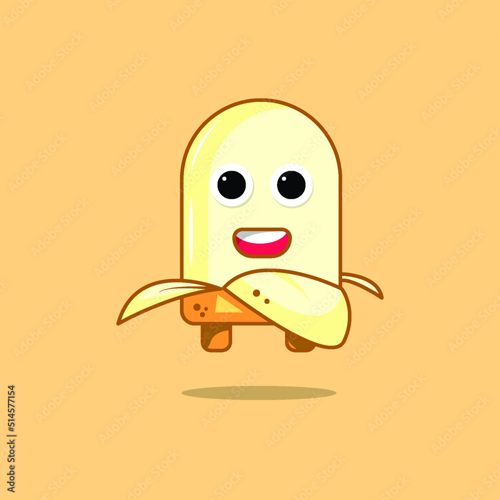 Fototapeta premium premium vector banana cute character. business illustration icon
