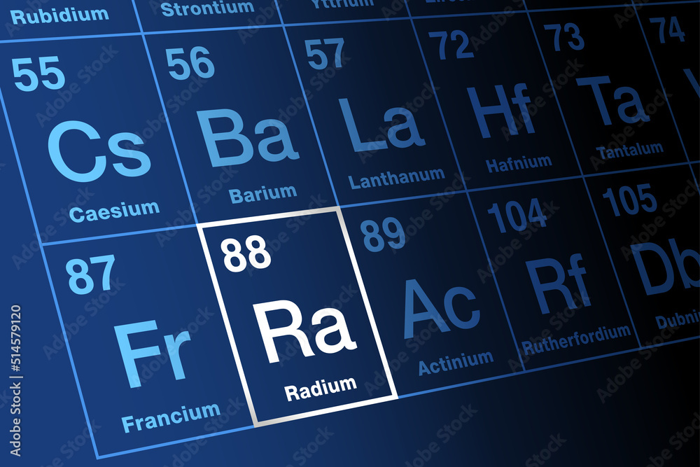 Radium On The Periodic Table Of The Elements Radioactive Alkaline radium-on-the-periodic-table-of-the-elements-radioactive-alkaline