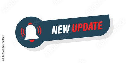Update software icon in flat style. System upgrade notification vector illustration on isolated background. Progress install sign business concept.