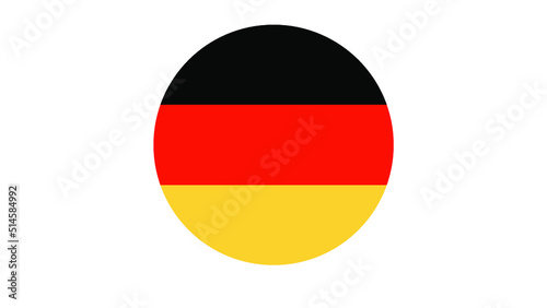 Free Download Germany flag circle, vector image and icon - GFXLoad