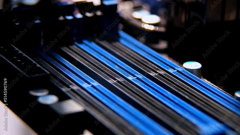 Detail of a CPU processor above its socket on the motherboard. computer motherboard with components. Highlighted element, circuits and electronic components. CPU. Digital communication Detail of a CPU processor above its socket on the motherboard. computer motherboard with components. Highlighted element, circuits and electronic components. CPU. Digital communication