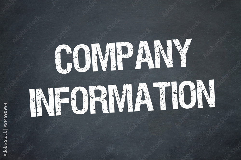 Fototapeta premium Company Information