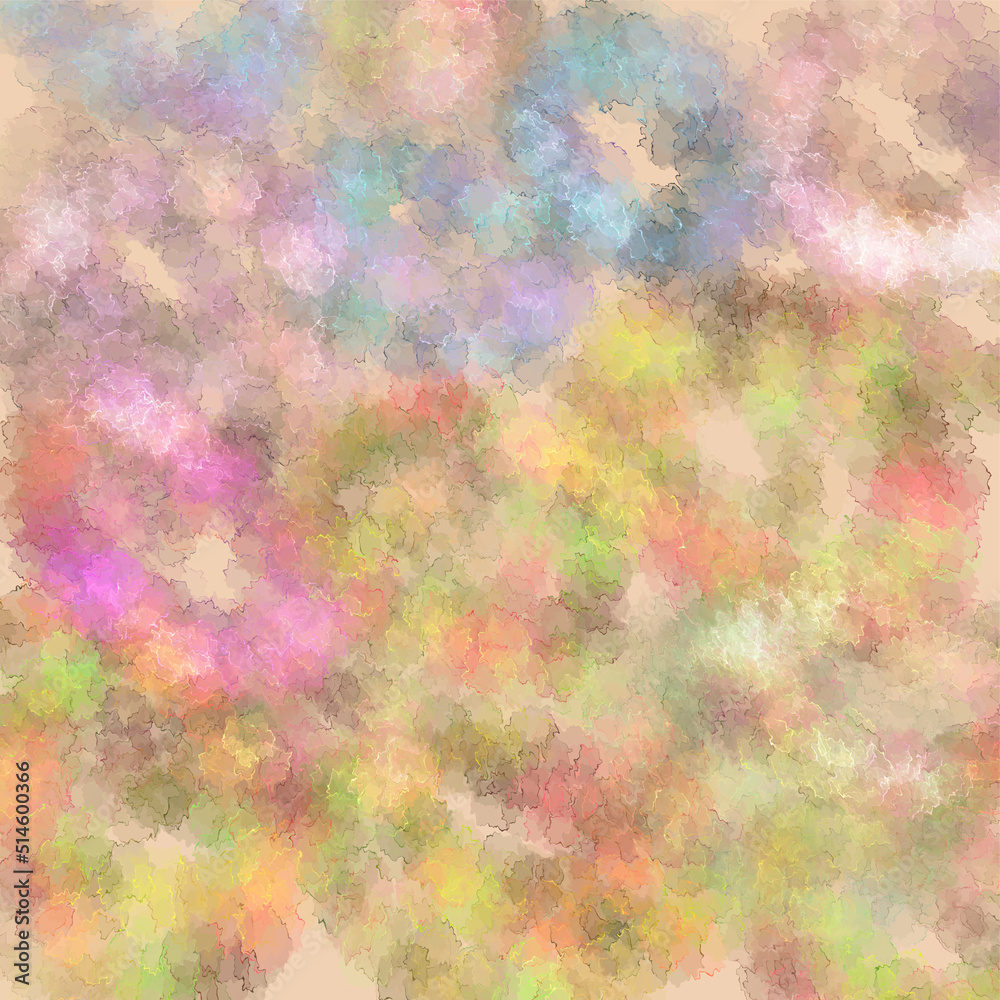 abstract multicolour pattern background like a galaxy , greeting card or fabric