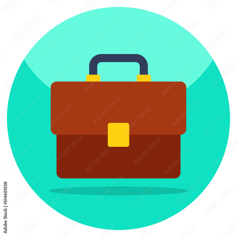 An icon design of briefcase An icon design of briefcase