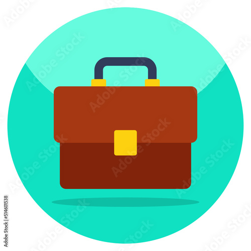An icon design of briefcase