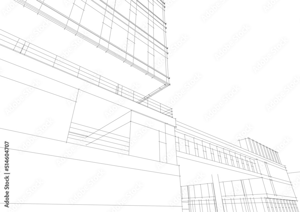 Modern office building Modern office building