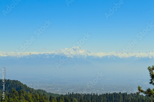 Beautiful view of Pahalgam valley Beautiful winter landscape of "Baisaran" Valley Pahalgam, Kashmir, India