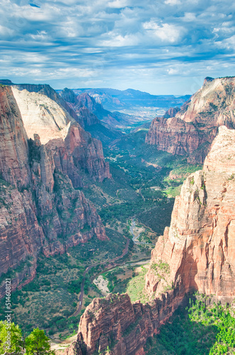 Fotografie View from Observation Point, Zion NP, Utah, USA
