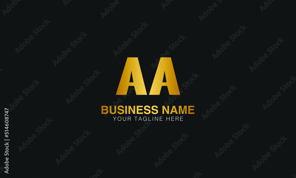 AA A A initial logo | initial based abstract modern minimal creative ...