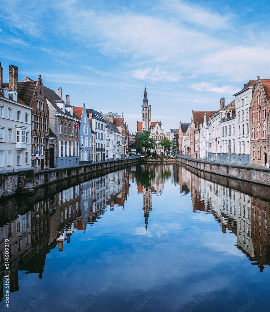 Brugge town reflections