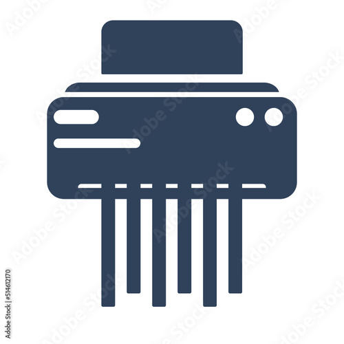 Document, file, page, sheet, shredder, text icon