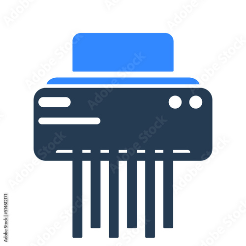 Document, file, page, sheet, shredder, text icon