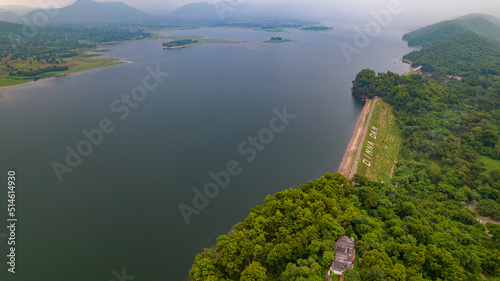 Dimna lake located in Jamshedpur, Jharkhand, India photo