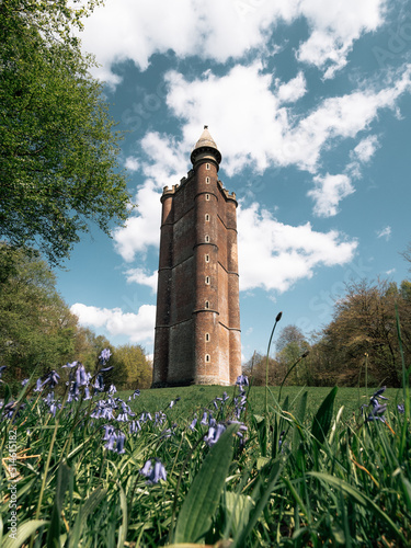 tower in the park, King Alfred's Tower, UK