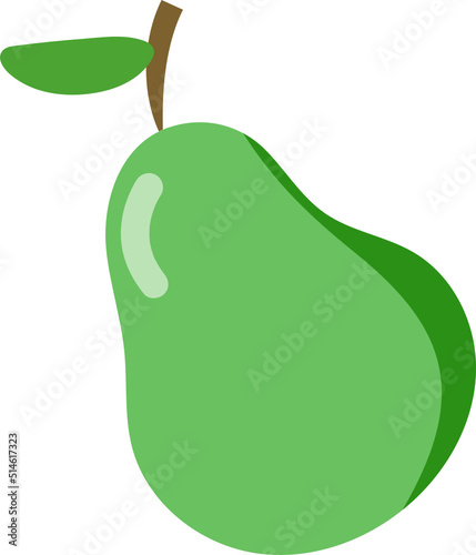 Illustration of a pear