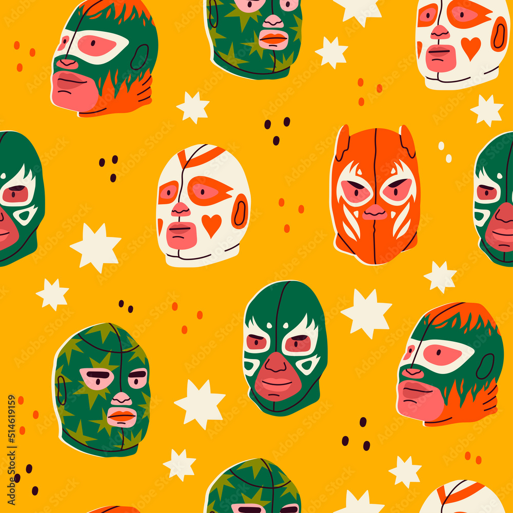 Lucha Libre Mask Vector