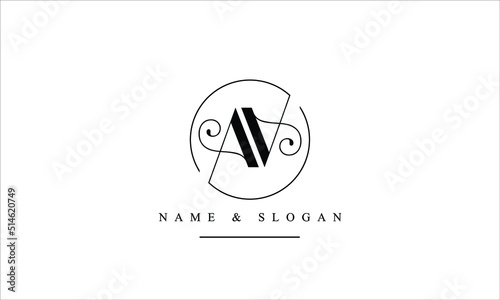 AA, A abstract letters logo monogram