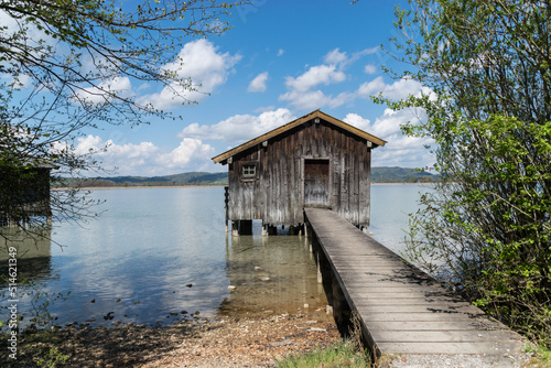 A hut on Kochelsee in Bavaria - Germany