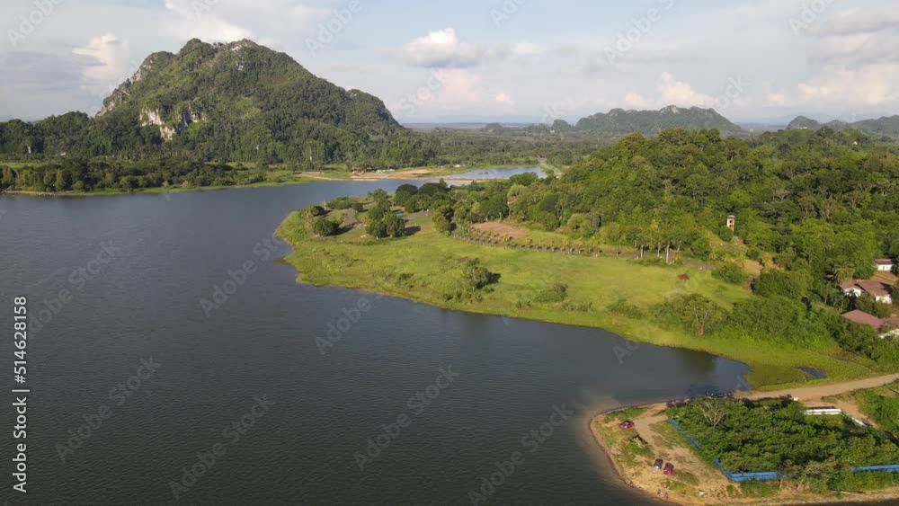 The Sunset View of Timah Tasoh Dam within Perlis, Malaysia The Sunset View of Timah Tasoh Dam within Perlis, Malaysia