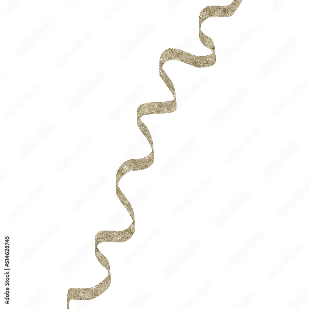 Fototapeta premium Isolated transparent background png gold element for graphic design