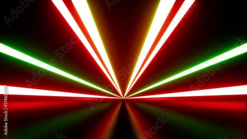 Wallpaper Mural Glowing colorful light rays stage background Torontodigital.ca