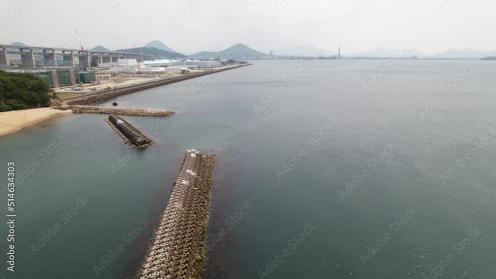 custom made wallpaper toronto digital沙弥島海水浴場　ドローン空撮