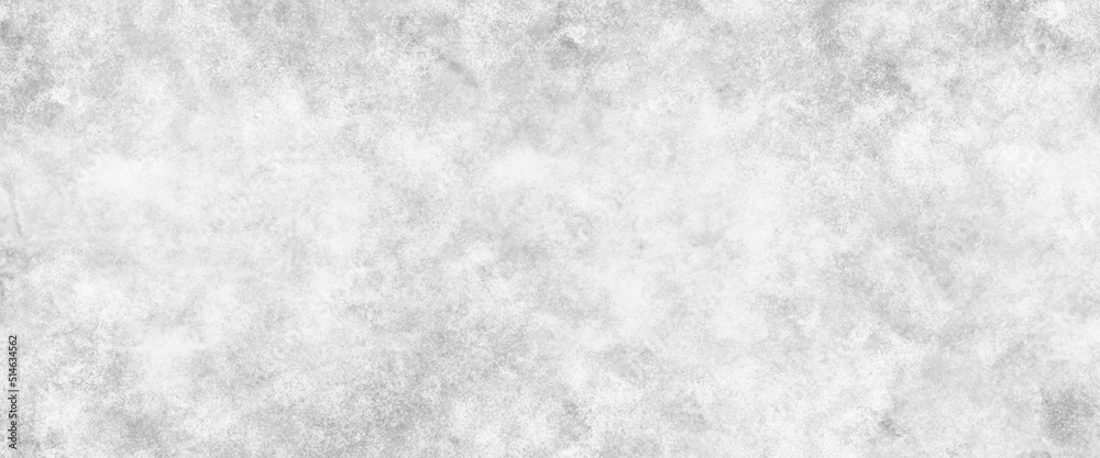 White concrete wall as background, white cement or stone old texture as a retro pattern wall plaster and scratches, white and black cement texture for background.
