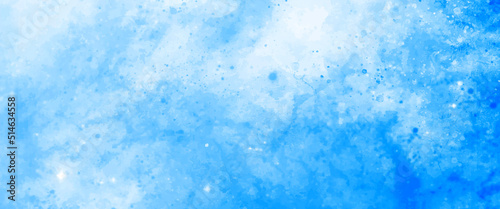abstract blue watercolor splash stroke background, bright multicolor hand drawn illustration, Colorful gradient ink colors wet effect hand drawn canvas background wallpaper.