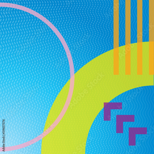 Abstract technology circle background. futuristic structure elements concept.