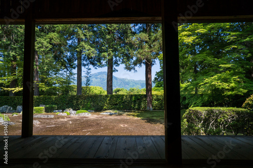 京都 圓光寺の庭園風景 photo