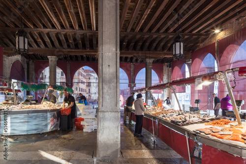 Venezia. Mercato del Pesce a Rialto