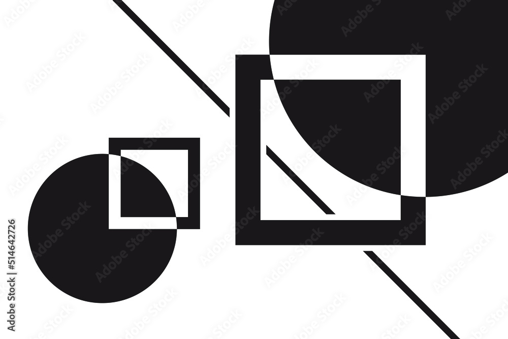 Vector minimal design. Simple geometric background. Vector minimal design. Simple geometric background.