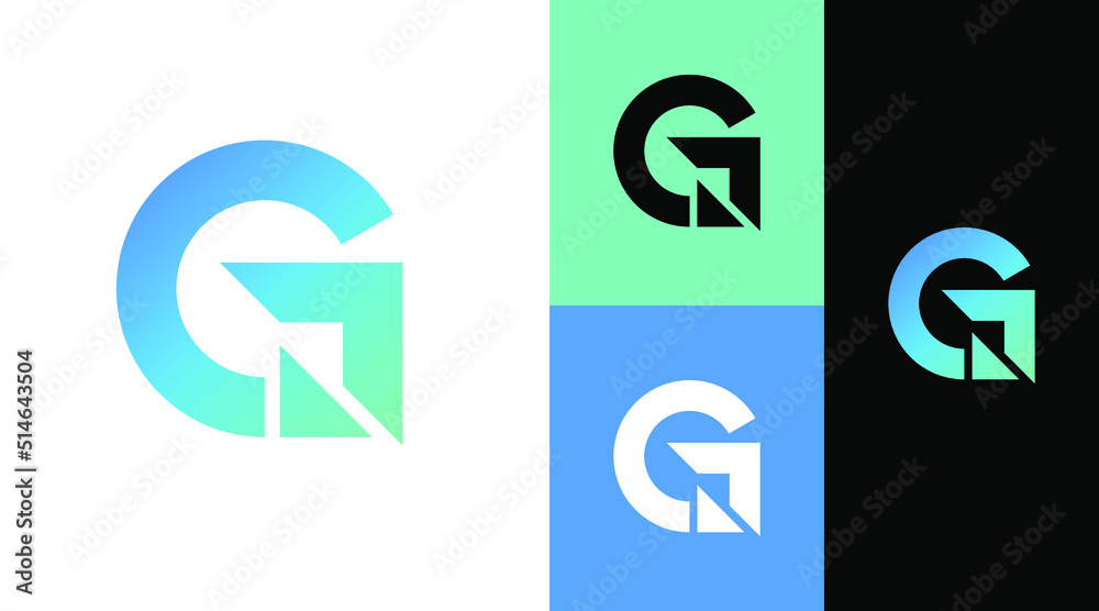 G Monogram Gaming Technology Logo Design Concept G Monogram Gaming Technology Logo Design Concept