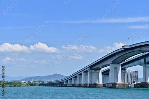 Fototapeta Naklejka Na Ścianę i Meble -  琵琶湖大橋