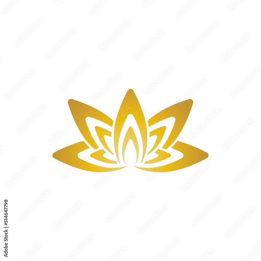Beauty vector lotus icon Beauty vector lotus icon